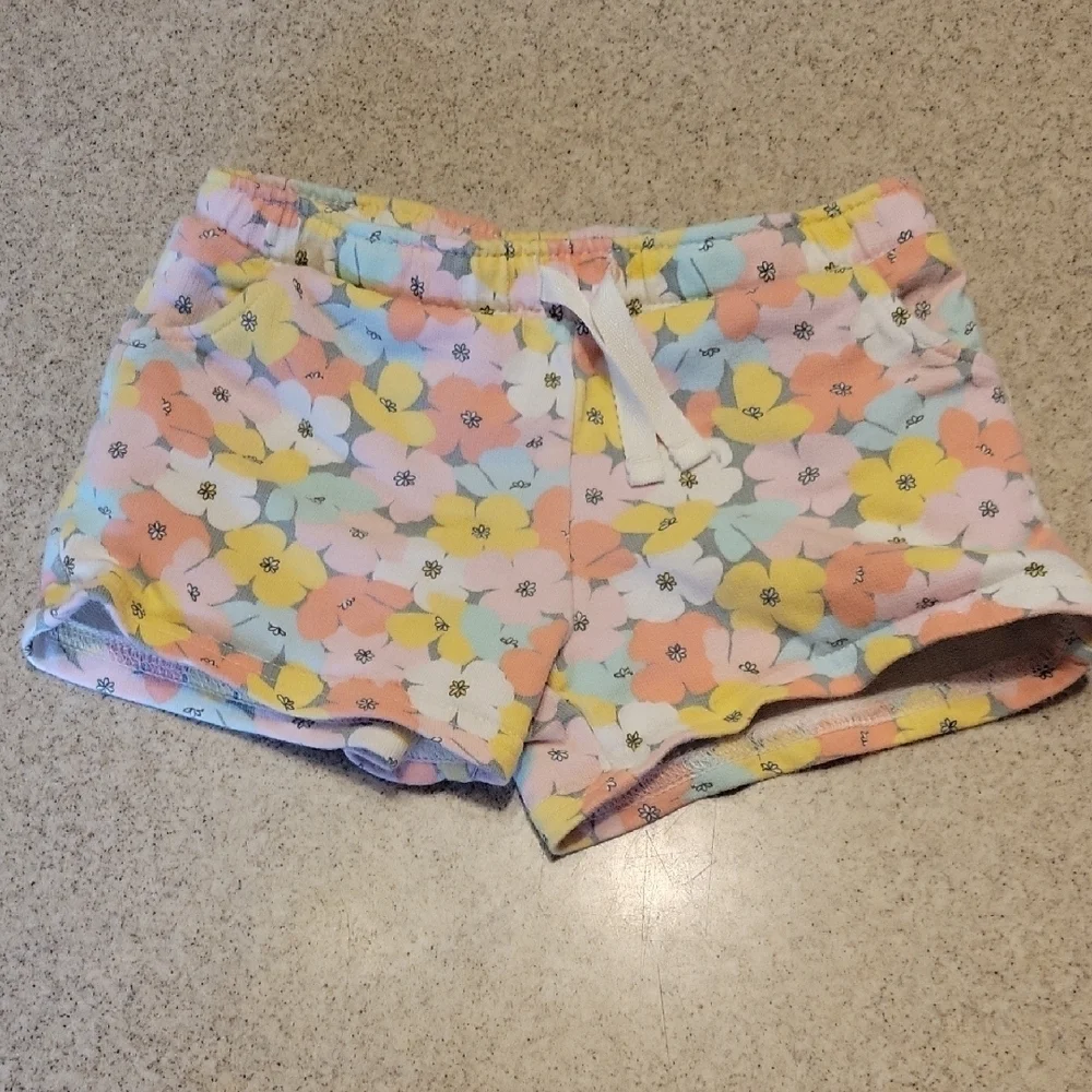 Floral Toddler Girl Shorts Size 2T